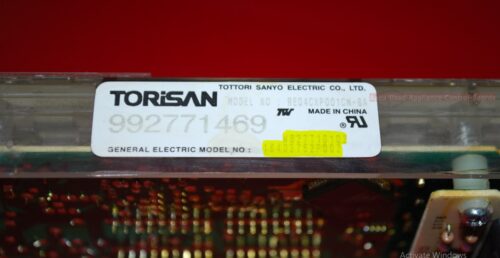 Part # WB27T10102, 164D376P002 GE Oven Electronic Control Board (used, overlay fair - Bisque)