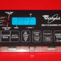 Part # 8522492, 6610313 Whirlpool Oven Electronic Control Board (used, overlay good - Black)
