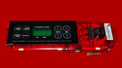 GE Oven Control Board | Part # WB27K5251 | 191D1640P002 (overlay fair - Black)