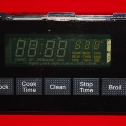 Part # 7601P447-60 - Maytag GAS Oven Control Board (used, overlay fair - Black )