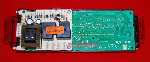 Part # WB27K5251, 191D1640P002 GE Oven Electronic Control Board (used, overlay fair - Black/ Red)