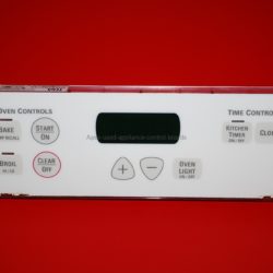 Part # WB27T10818 | 191D3776P009 - $49 GE Oven Control Board (used, overlay fair - Bisque)