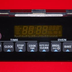 Part # 164D3086G001 - GE Oven Control Board (used, overlay good - Black)