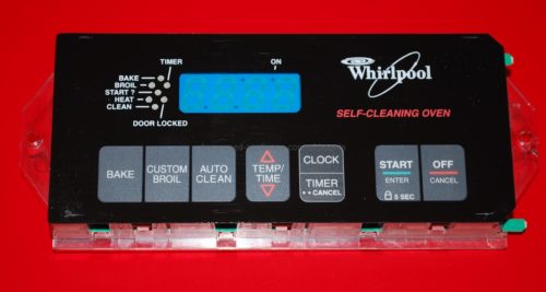 Part # 3196244 - Whirlpool Oven Electronic Control Board (used, overlay very good)