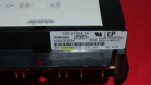 Part # WPW10173537 | W10173537 | Whirlpool Oven Control Board (overlay good - White)