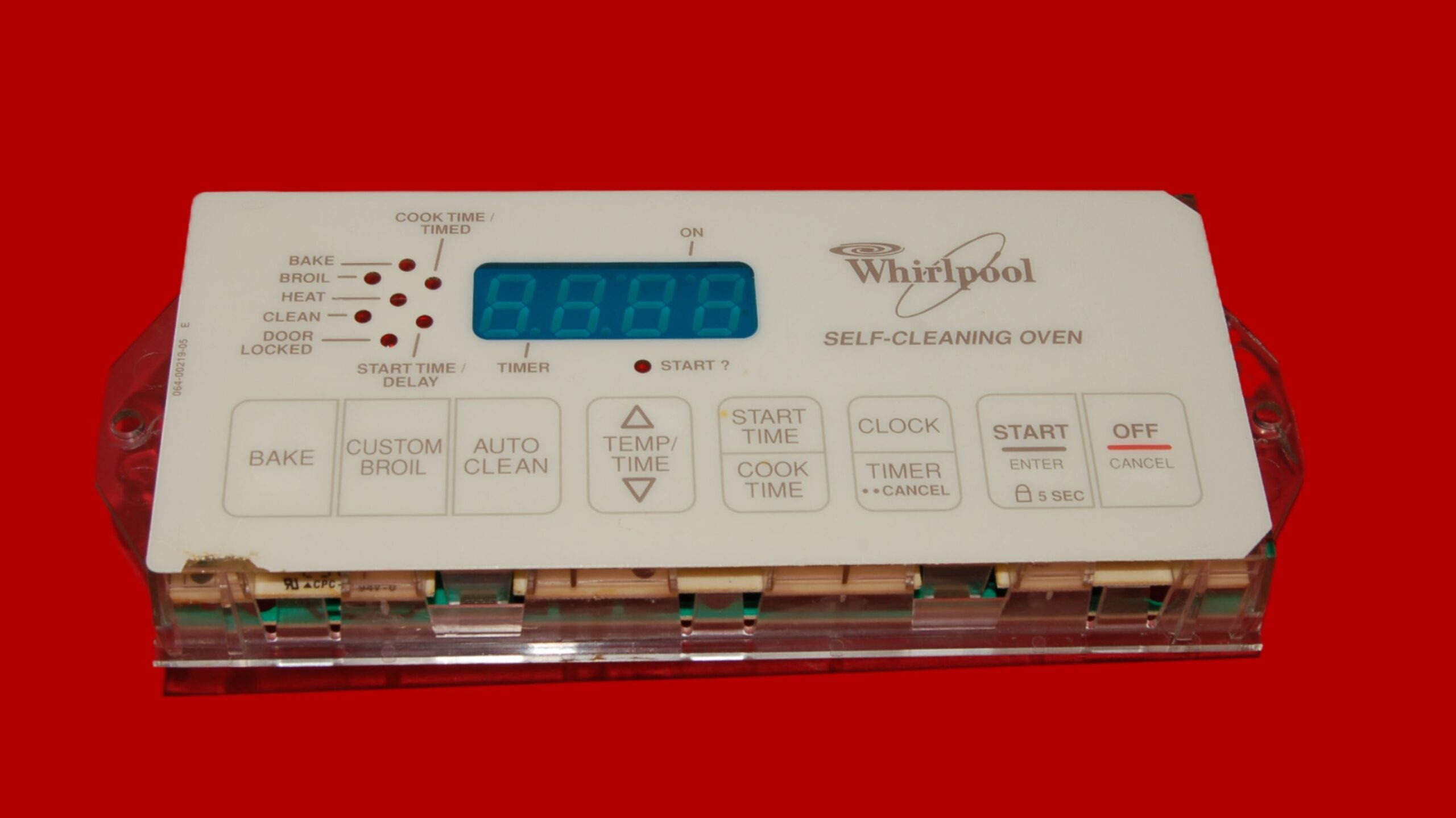Whirlpool Oven Control Board WP6610454 | 8522493 | OEM Used Tested (overlay fair - Bisque)