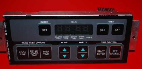 Part # 3183186 - Whirlpool Oven Control Board (used, overlay very good - Black)