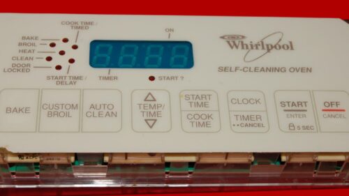 Whirlpool Oven Control Board WP6610454 | 8522493 | OEM Used Tested (overlay fair - Bisque)