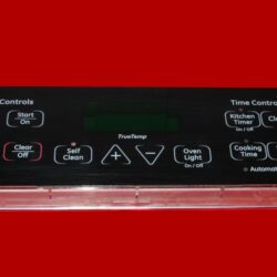 GE Oven Control Board WB27T10816 | 191D3776P007 (overlay fair - Black)