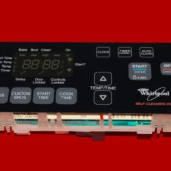 Whirlpool Oven Control Board 6610398 | 8524304 | OEM Used Tested (overlay fair - Black)