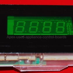 Part # 183D6328P001 - GE Oven Electronic Control Board And Clock (used,overlay good)