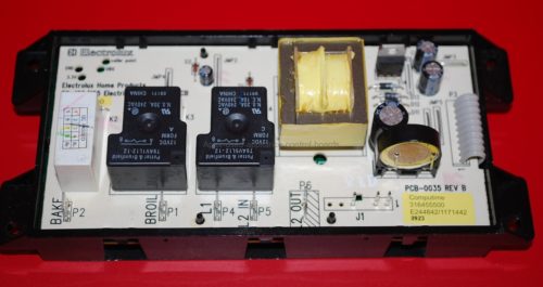 Part # 316455455 - Frigidaire Oven Control Board (used, overlay poor - Black)