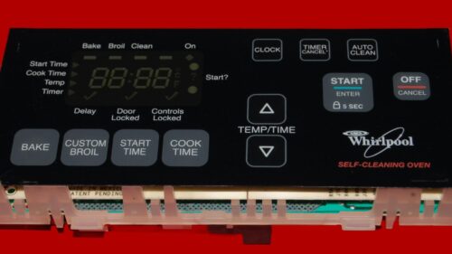 Whirlpool Oven Control Board 6610398 | 8524304 | OEM Used Tested (overlay fair - Black)