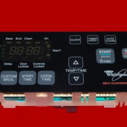 Whirlpool Oven Control Board 6610398 | 8524304 | OEM Used Tested (overlay fair - Black)