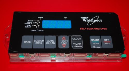 Part # 3196244 -Whirlpool Oven Electronic Control Board (used, overlay good)