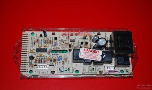 Part # 8522493, 6610314 Whirlpool Oven Electronic Control Board (used, overlay fair)