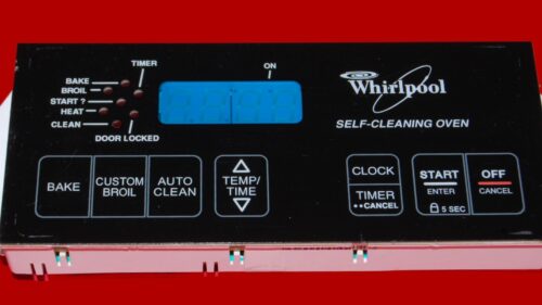 Part # 8522474 | 6610310 | Whirlpool Oven Control Board (overlay fair - Black)