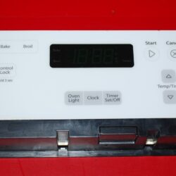 Part # W10348616 Whirlpool Oven Electronic Control Board (used, overlay good - White)