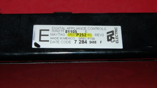 Maytag Oven Electronic Control Board 8507P252-60 | WP5701M719-60 | OEM Used Tested (overlay good - Black)