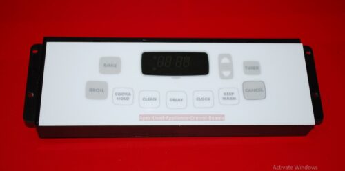 Part # 8507P249-60 Maytag Oven Electronic Control Board (used, overlay fair - White)