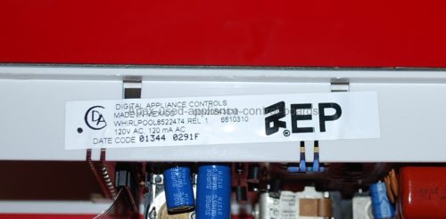 Part # 8522474, 6610310 Whirlpool Oven Electronic Control Board (used, overlay fair - Black)