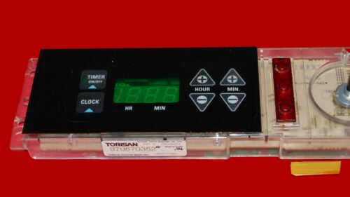 Part # 164D3147G001 | GE Oven Control Board (overlay fair - Black)