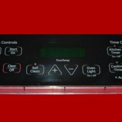 Part # WB27T10816 | 191D3776P007 | GE Oven Control Board (overlay fair - Black)