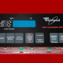 Part # 8053985 | 3196244 | Whirlpool Oven Control Board (overlay good - Black)