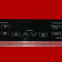 Part # WB27T10816 | 191D3776P007 | GE Oven Control Board (overlay fair - Black)