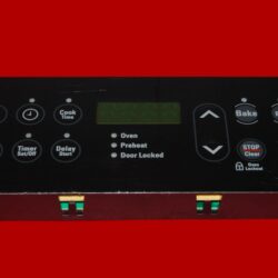 Part # 316557238 | 316418310 | Kenmore Oven Control Board (overlay fair - Black)