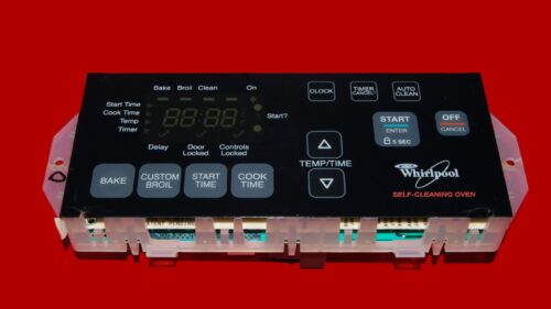 Part # WP6610456 | 6610398 | 8524304 | Whirlpool Oven Control Board (overlay fair - Black)
