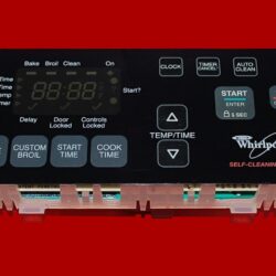 Part # WP6610456 | 6610398 | 8524304 | Whirlpool Oven Control Board (overlay fair - Black)