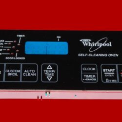 Part # 8522474 | 6610310 | Whirlpool Oven Control Board (overlay fair - Black)