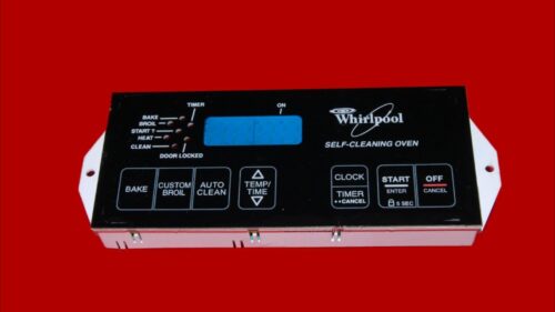 Part # 8522474 | 6610310 | Whirlpool Oven Control Board (overlay fair - Black)