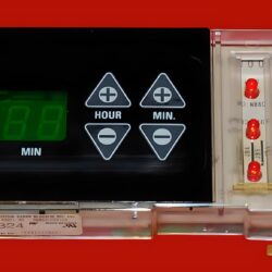 Part # 164D3147G001 | GE Oven Control Board (overlay fair - Black)