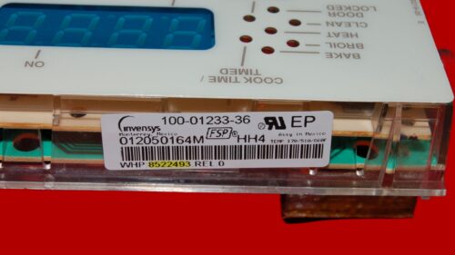 Part # WP6610454 | 6610314 | 8522493 | Whirlpool Oven Control Board (overlay fair - Bisque)