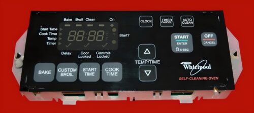 Part # WP6610456 | 6610398 | 8524304 | Whirlpool Oven Control Board (overlay fair - Black)