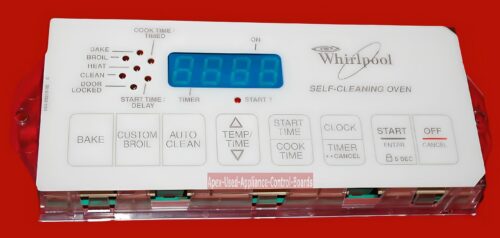 Part # WP6610454 | 6610314 | 8522493 | Whirlpool Oven Control Board (overlay fair - Bisque)