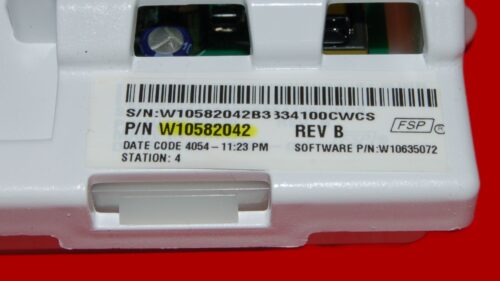 Whirlpool Washer Control Board W10582042 | OEM Used Tester