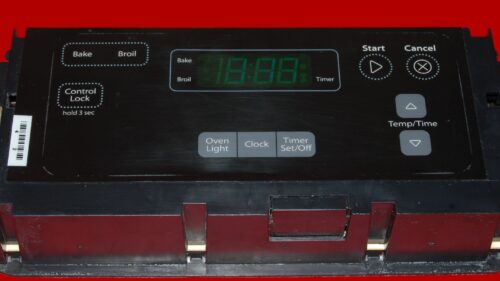 Part # W11122555 | W10348615 | Whirlpool Control Board (overlay fair - Black)