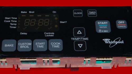 Part # WP6610464 | 6610439 | 9759779 | Whirlpool Oven Control Board (overlay fair - Black)