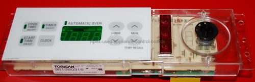 Part # WB27T10079, 191D2037G002 GE Oven Electronic Control Board (used, overlay good)