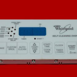 Part # 8522500 | 6610321 | Whirlpool Gas Oven Control Board (overlay fair - White)
