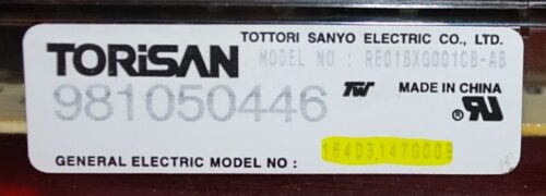 Part # 164D3147G009 | GE Oven Control Board (overlay fair - Black)