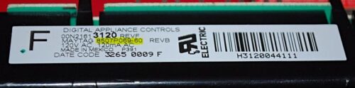 Part # WP74008658 | 8507P069-60 | Maytag Oven Control Board (overlay fair - Black)