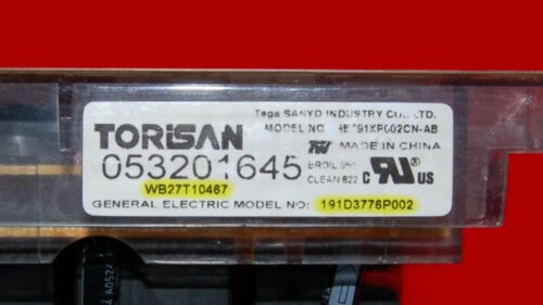 Part # WB27T10467 | 191D3776P002 | GE Oven Control Board (overlay fair - Bisque)