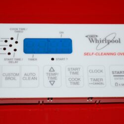 Part # 8053158, 6610157 Whirlpool Oven Electronic Control Board (used, overlay good - White)