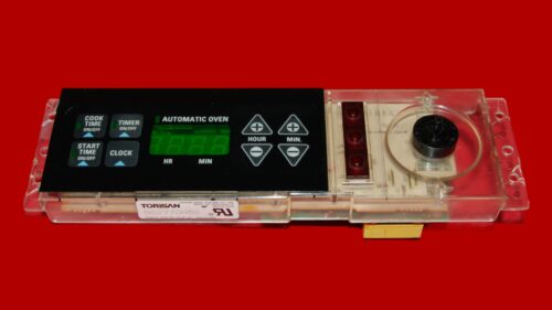 GE Oven Control Board 164D3147G002 | WB27X10311 | OEM Used Tested (overlay fair - Black)