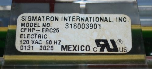Part # 318003901 - Frigidaire Oven Control Board (used, overlay fair - White)