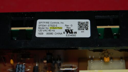 Part # 316207522 | Frigidaire Oven Control Board (used, overlay fair - Black)
